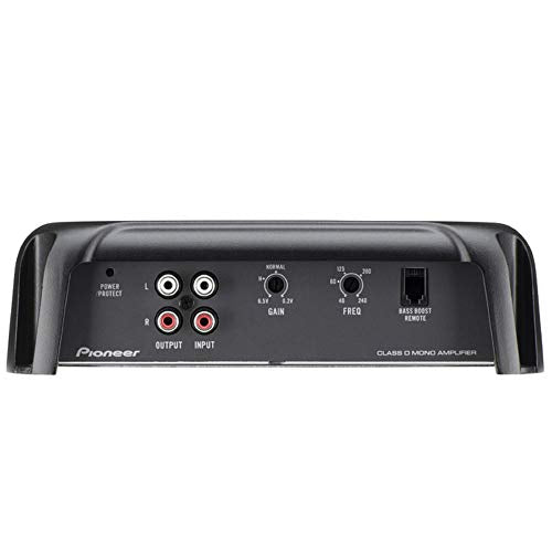 Pioneer GM-D9701 2400W Max 1-Channel GM Digital Champion Series Class-D Monoblock Car Audio Stereo Amplifier w/Wired Bass Boost Remote and Free Alphasonik Erabuds Pioneer GM-D9701 2400W Max 1-Channel GM Digital Champion Series Class-D Monoblock Car Audio Stereo Amplifier w/Wired Bass Boost Remote and Free Alphasonik Erabuds